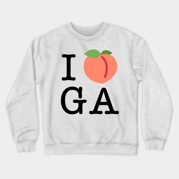 I Peach Georgia Crewneck Sweatshirt by KyleHarlow